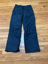 Eastern Mountain Sports Womens Snow Pants Size Small Black Insulated Nylon Ski