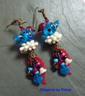 Blue Birds Handmade Artisan Lampwork Boho Colorful Spring  Gift for Her OOAK — photo 1