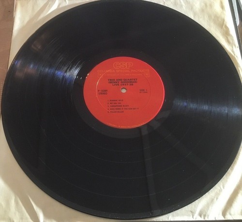 Benny Goodman "Trio & Quartet Live 1937-38" 1973 Stereo Vinyl LP P13289 *Tested* - Bild 5 von 8