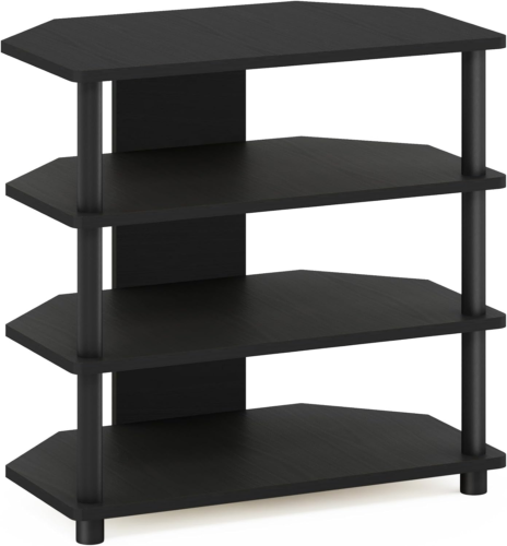 Furinno Turn-N-Tube Easy Assembly 4-Tier Petite Entertainment Center / TV Stand  - Picture 1 of 12