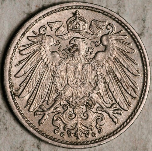 1900 -G GERMANY 10 PFENNIG (UNC!) - Picture 2 of 2
