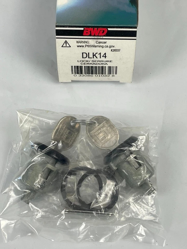 Juego de cerraduras de puerta codificadas BWD DLK4 - bisel negro Foto 2 de 4
