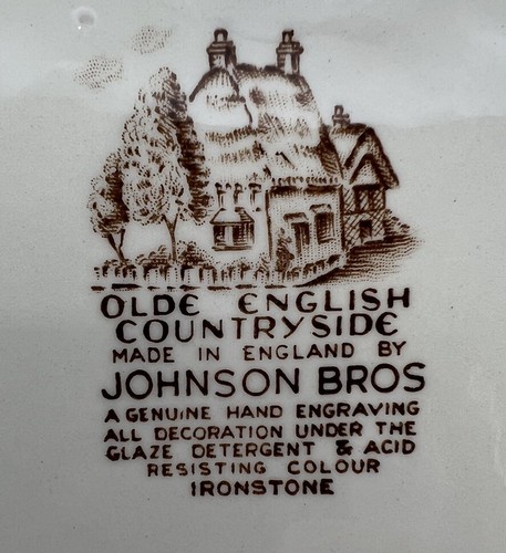 Johnson Brothers Olde English Countryside Square Salad Plate 7 3/4" - Picture 7 of 8