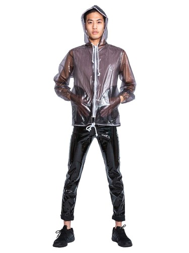 Raw PVC Female Jelly Jacket Black - Picture 14 of 17