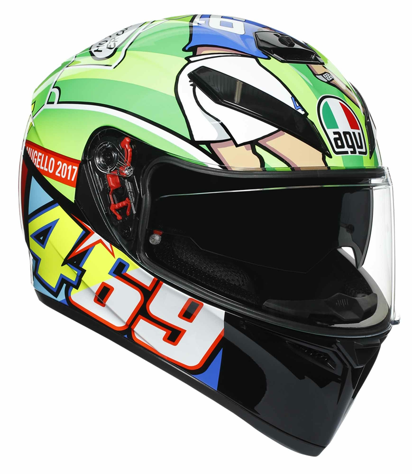 Agv K3 Sv Imola Valentino Rossi Motorcycle Helmet 24211962 Xl 61 62cm For Sale Online Ebay