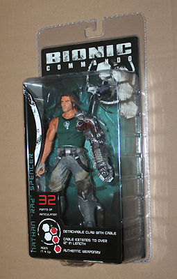 NECA Capcom Bionic Commando Nathan RAD Spencer Action Figure Figur Neca 