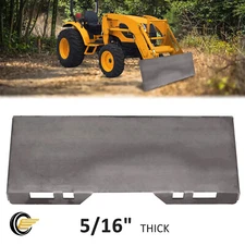 5/16" Quick Tach Attachment Mount Plate Skid Steer Loader For Bobcat For Kubota