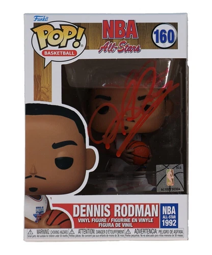 Dennis Rodman Signed NBA All-Stars #160 Funko Pop (PIA)