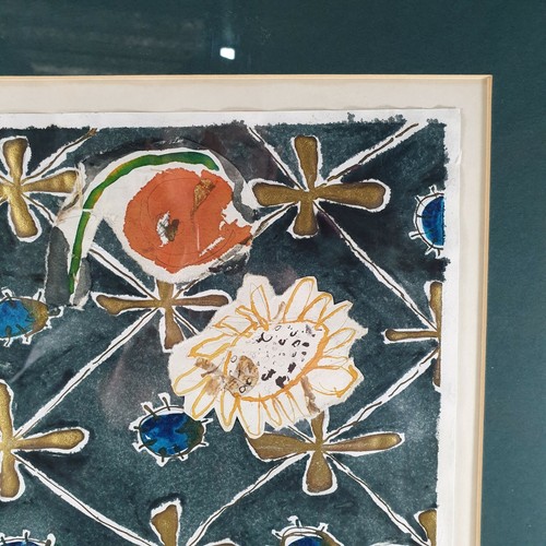 Rachel George Unusual Signed Floral / Flower Design Collage - Picture 7 of 12