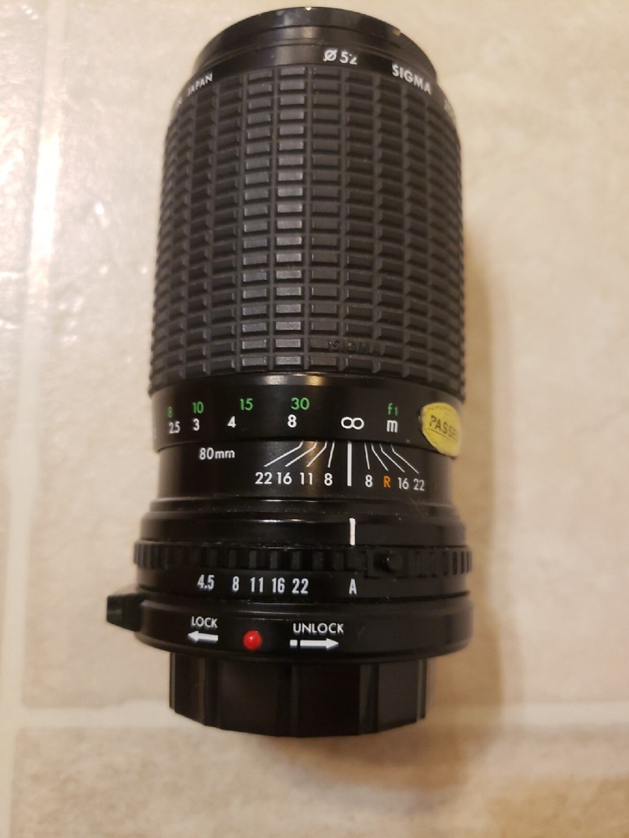 Sigma Zoom 80-200mm Multi Coated Fd Mount