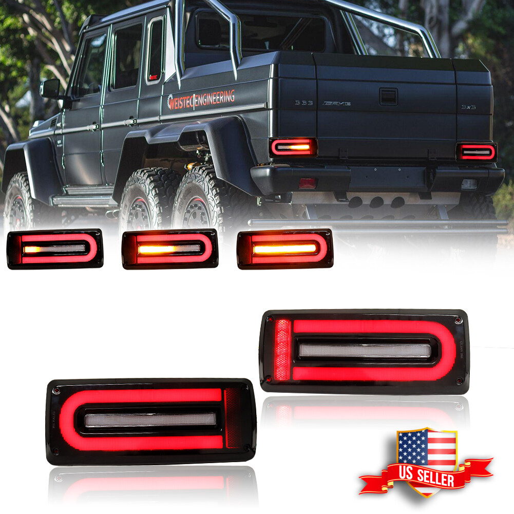 For Mercedes Benz W463 GClass 9918 AMG Smoked LED Rear Tail Light