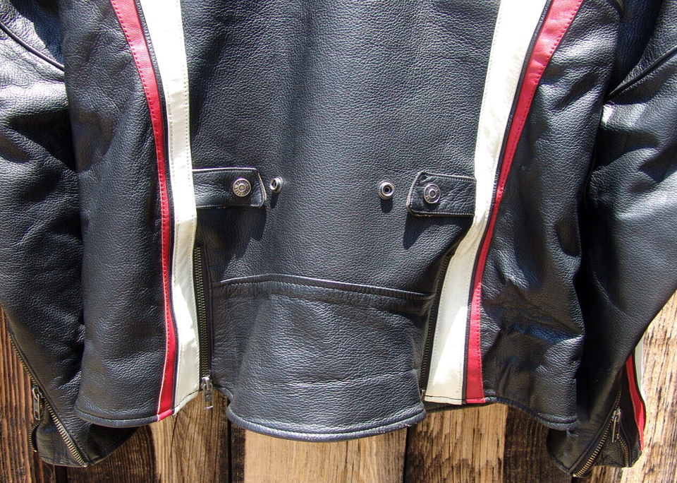 HARLEY DAVIDSON® "FLECTION" ZIPPER VENTED LEATHER JACKET 9701220VW