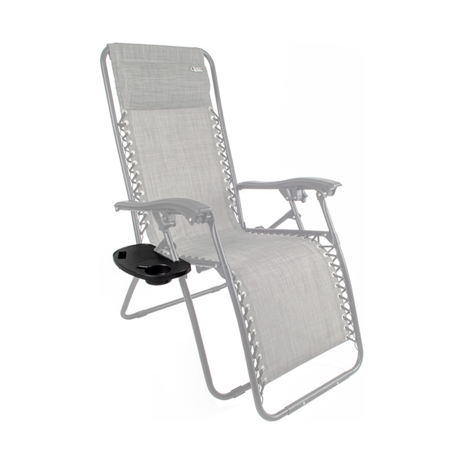 Clip On Drinks Tray Quest Leisure Chair Lounger Black Hampton Relax Recline