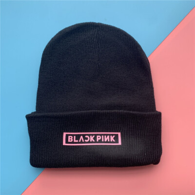 BP Bpink Beanie Wool Cap JENNIE Unisex Solid Color Knitted Hats