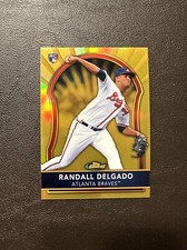 2011 Finest - Foundations Randall Delgado #62 Gold Refractor /50 Atlanta Braves