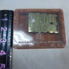 Vintage Bruce Name Solid Brass Belt Buckle