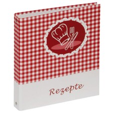 PAGNA Koch Rezepte Ringbuch Motiv Kochmütze rot Ordner DIN A5 Küchenbuch neu
