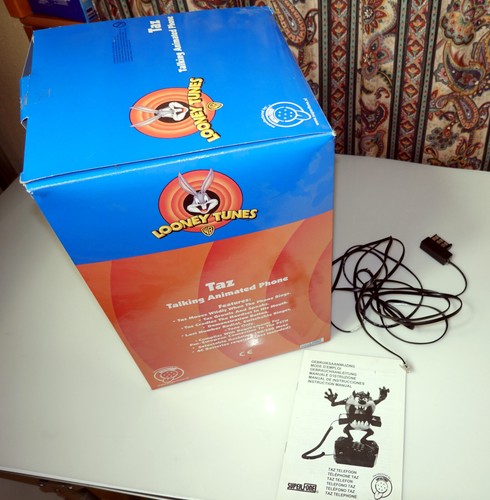 LOONEY TUNES TAZ TALKING ANIMATED PHONE Taz téléphone Warner Bros WB Sheila 2001 - Photo 4/17