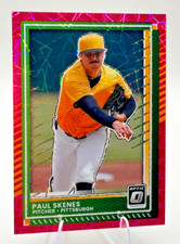 2025 Donruss Paul Skenes #29 Pink Velocity Prizm /79 - Pirates