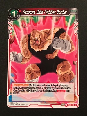 Dragonball Super: Recoome Ultra Fighting Bomber TB3-015 C - Common - Red