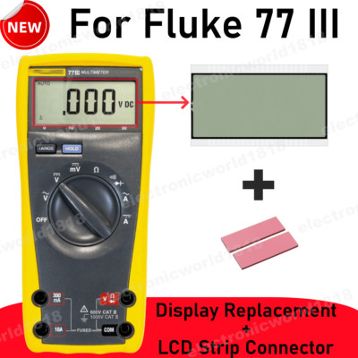 For Fluke 77 III Portble Digital Multimeters LCD Display Screen Replacement Part