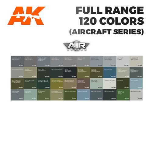 AK Interactive: AIR Paints – Acrylic Model Color Paint - Singles 120 Colors - Picture 3 of 124