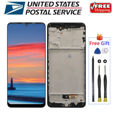 For Samsung Galaxy A31 SM-A315 LCD Touch Screen Display Digitizer Assembly Frame