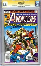 AVENGERS #192 CGC 9.8 WP SS SIGNED x3 STAN LEE GEORGE PEREZ JOE SINNOTT ANT-MAN