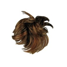 Hair Piece Extensions Synthetic Bun Messy Look Shade Auburn Natural Ladies