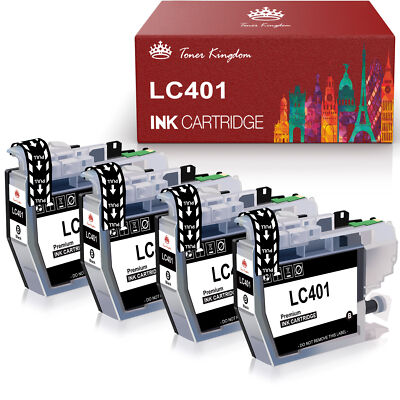 LC401 Black Ink Cartridge replacement for Brother MFC-J1010DW MFC-J1170DW Lot