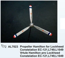 Plus Model 1/72 Propeller Hamilton for Lockheed Constellation EC-121/L749/L1049