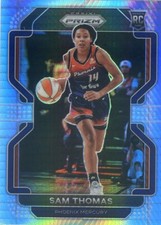 2022 Panini Prizm WNBA SAM THOMAS RC ROOKIE #148 HYPER PRIZM MERCURY