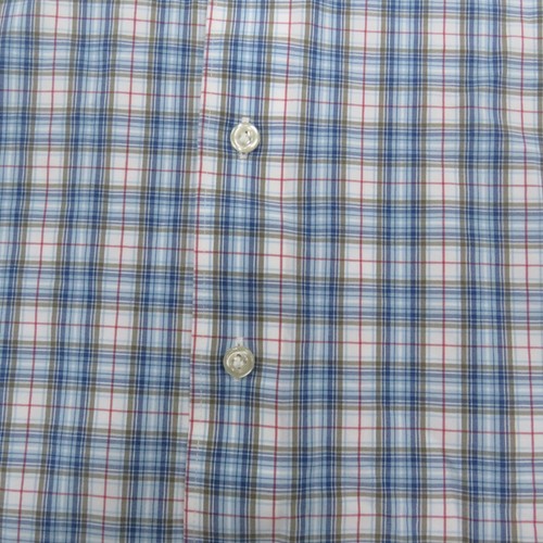 Camicia Peter Millar da uomo extra large corona blu realizzata con bottoni golf a quadretti - Foto 3 di 9