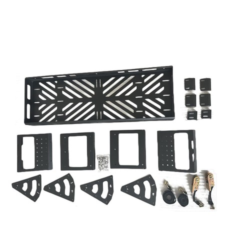 Spare Tire Mount Cargo Basket Storage Compatible with 32" - 40" Tires on a Va... - Bild 6 von 9