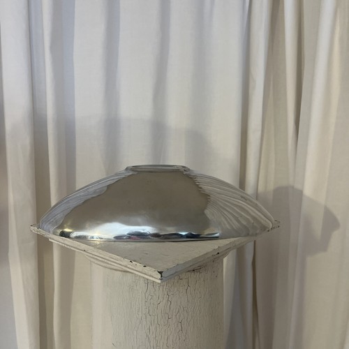 Mid Century Modern Silver Fruit Bowl Hecho En Mexico Vintage Primitive MCM - Picture 4 of 5