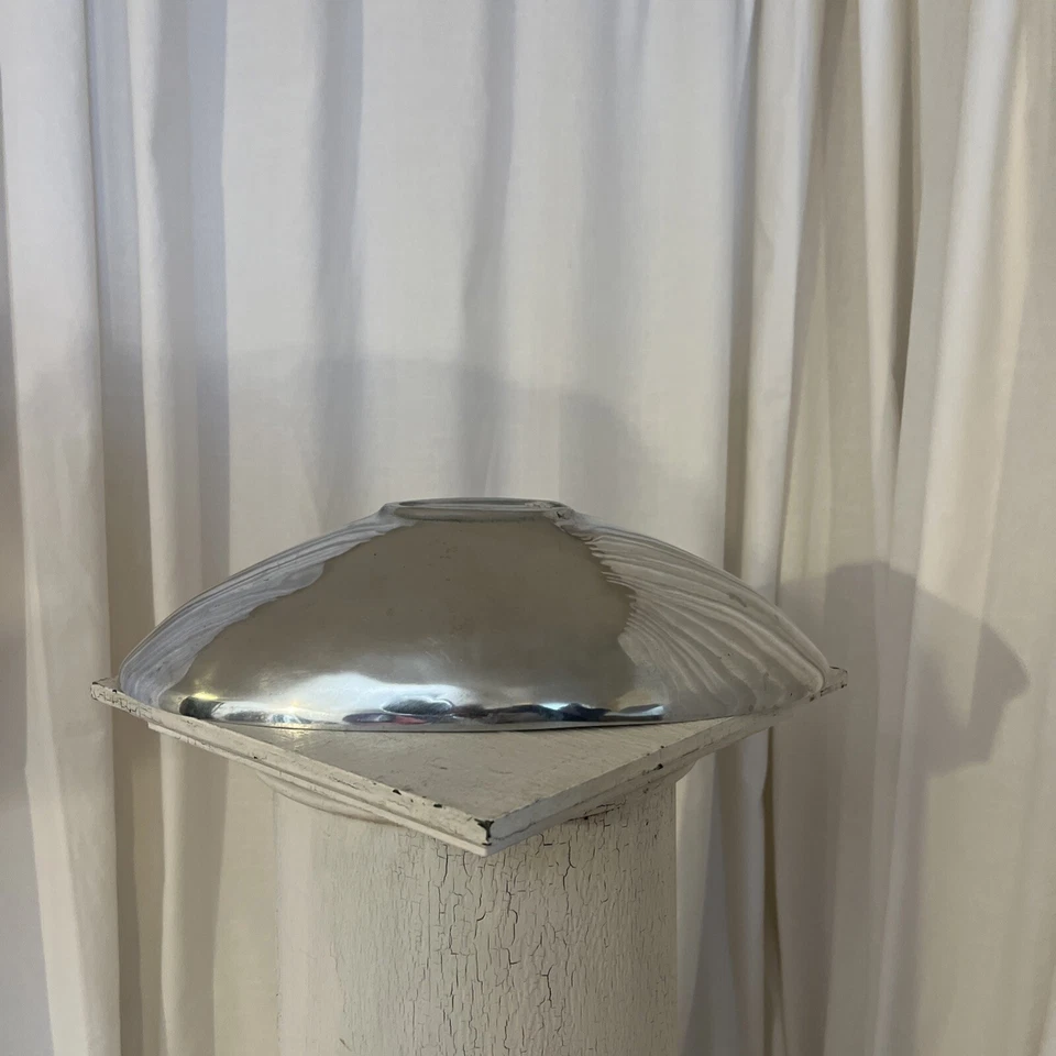 Frutero de plata moderno de mediados de siglo Hecho en México vintage primitivo MCM Foto 4 de 4