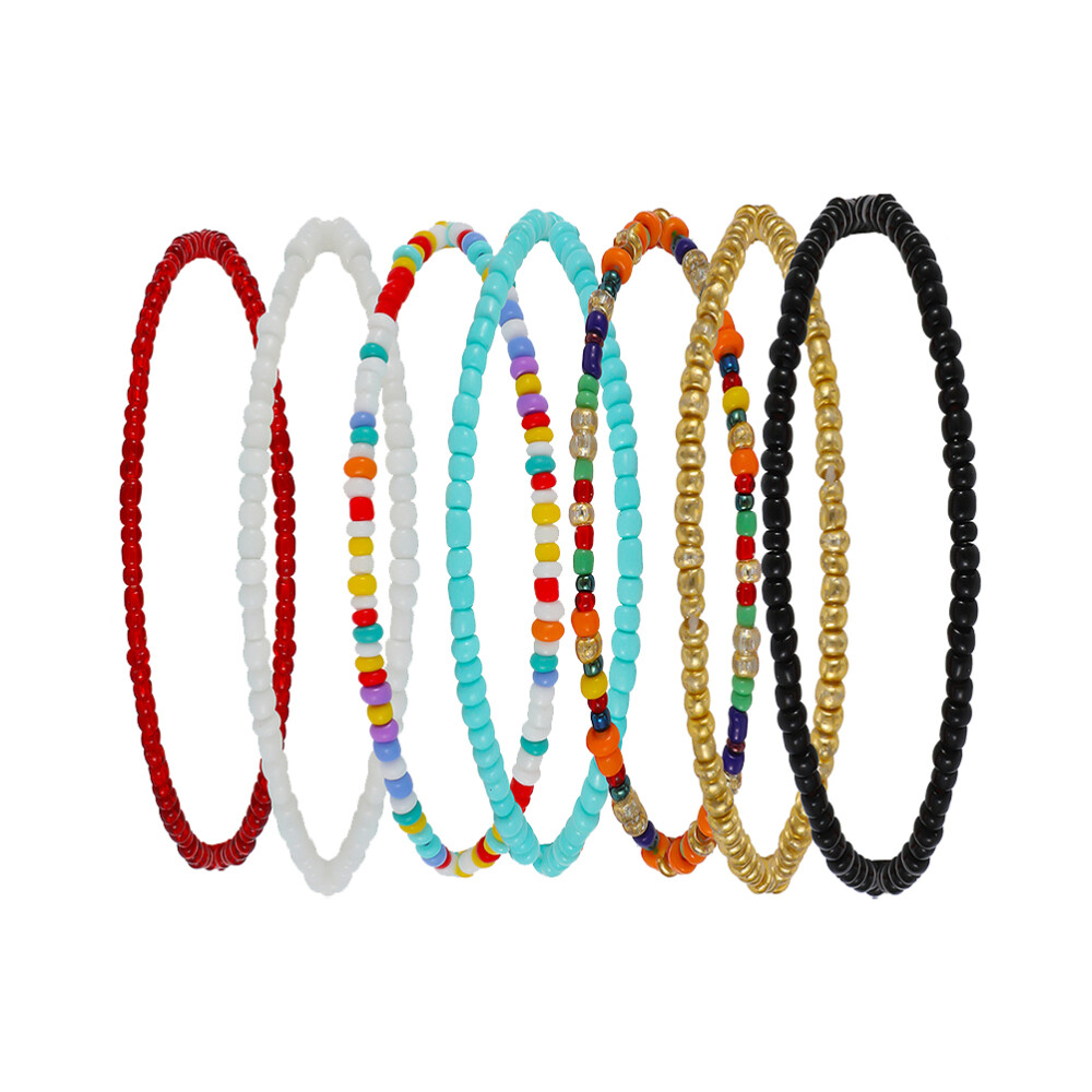 9 Stück Zirkonia Armband Set | Bunte Strasssteine | Stretch-Armbänder Für Frauen