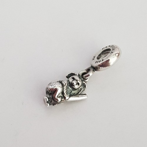 Genuine Authentic pandora Koala Hanging Silver Australia Charm 791085 - Picture 3 of 7