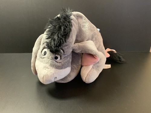 Disney Store Eeyore Plush 15“ Detachable Tail Soft Gray Winnie the Pooh - Picture 3 of 7