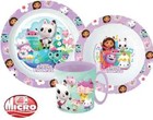 Gabbys Dollhouse Children's Kids Toddler plate bowl mug 3pc Breakfast Dinner set