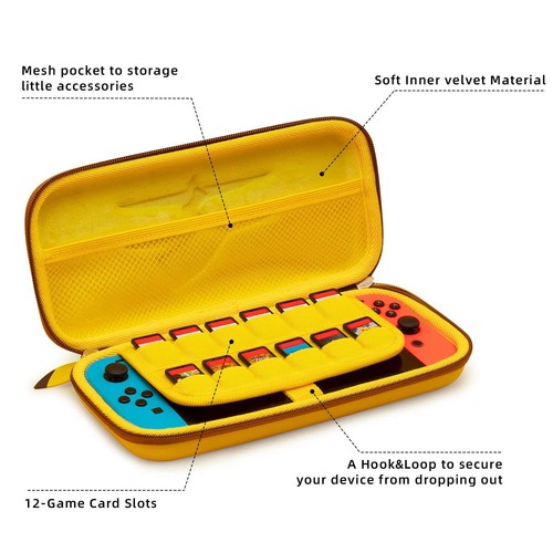 Funda de Transporte para Nintendo Switch OLED y Bolsa de Almacenamiento Switch Normal con Soporte - Imagen 3 de 7