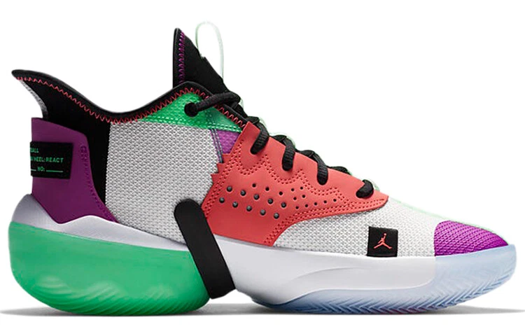 Jordan React Elevation PF White Hyper Violet 2020 - CK6617-101 - Imagem 3 de 4