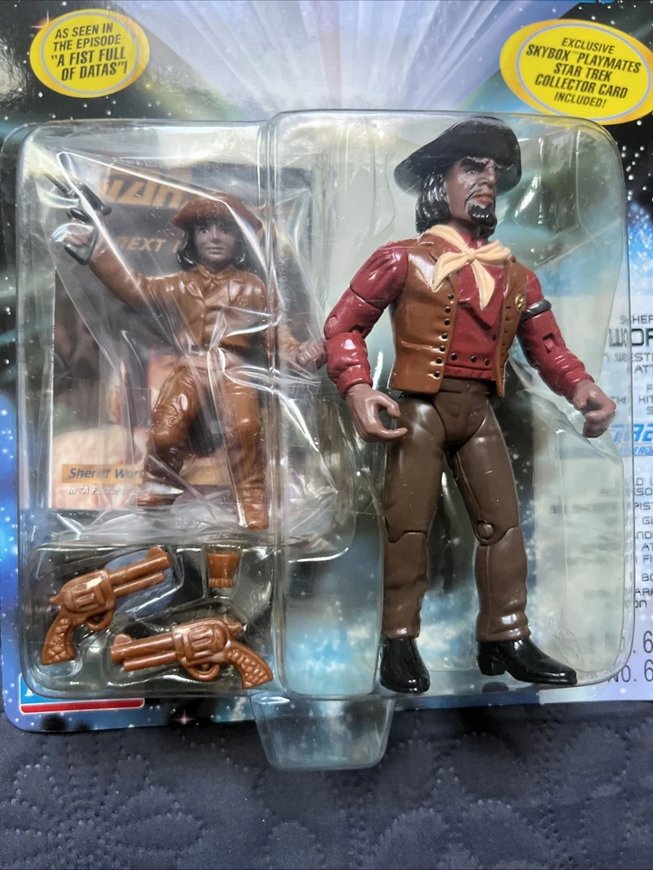 Playmates Star Trek The Next Generation HoloDeck Series 1995 2 piezas 6430 nuevo en caja colección Foto 4 de 4