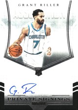 2020-21 Panini Noir Grant Riller #PSA-GRI Rookie Private Signings