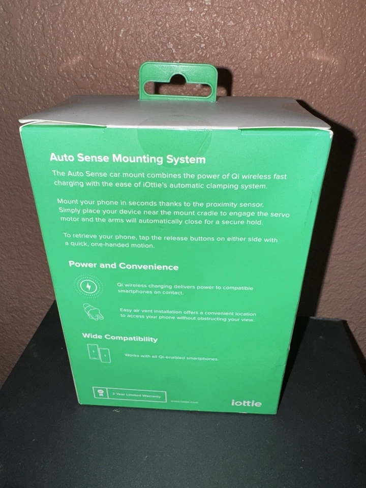 Беспроводное автоматическое зажимное крепление iOttie Auto Sense зарядное устройство Qi на вентиляционную решетку 7,5 Вт/10 Вт - Изображение 3 из 4