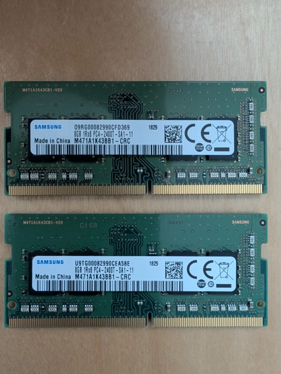 Samsung Computer PC4-19200 (DDR4-2400) Bus Speed RAM 2 Modules for