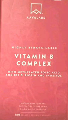 Vitamin B Komplex 180Tabletten  B1 B2 B3 B5 B12 + Biotin + Folsäure+Inositol 