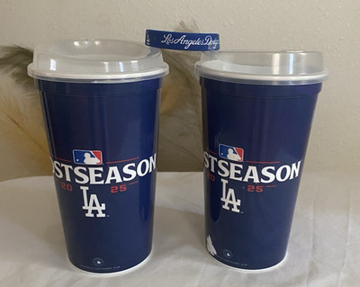 2025 2 LA Dodgers  of Original Post Season Souvenir Cup Dodger StadiumW/Bracelet