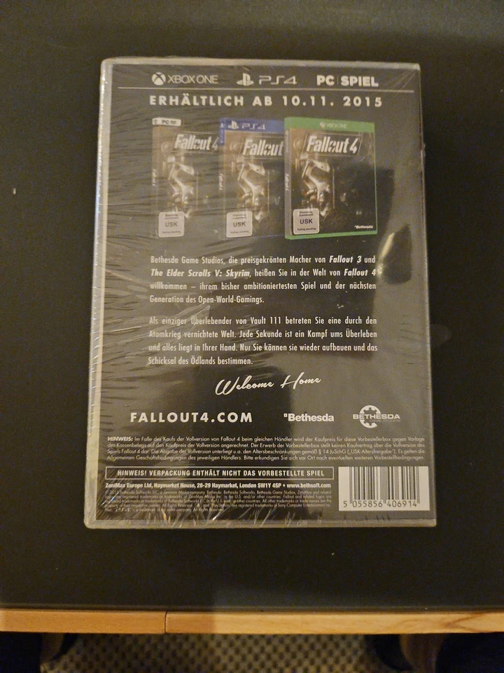 Fallout 4 PreOrder Box Vorbesteller T-Shirt Gr. L [PS4, XBOX ONE, PC] OVP, MINT - Bild 3 von 4
