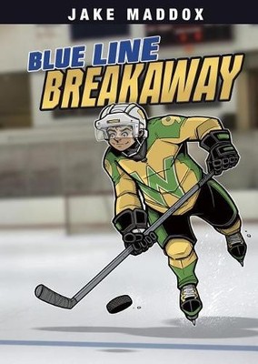 Jake Maddox Blue Line Breakaway (Hardback)